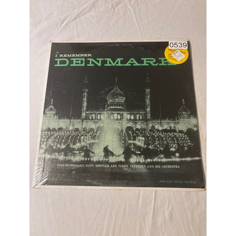 Fiesta I Remember‎ Denmark Vinyl LP 12" Black Poul Bundgaard FLP 1324